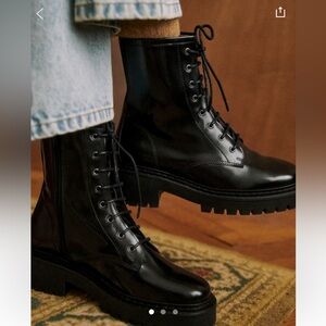 Sézane Ashley Ankle Boots - Size 11